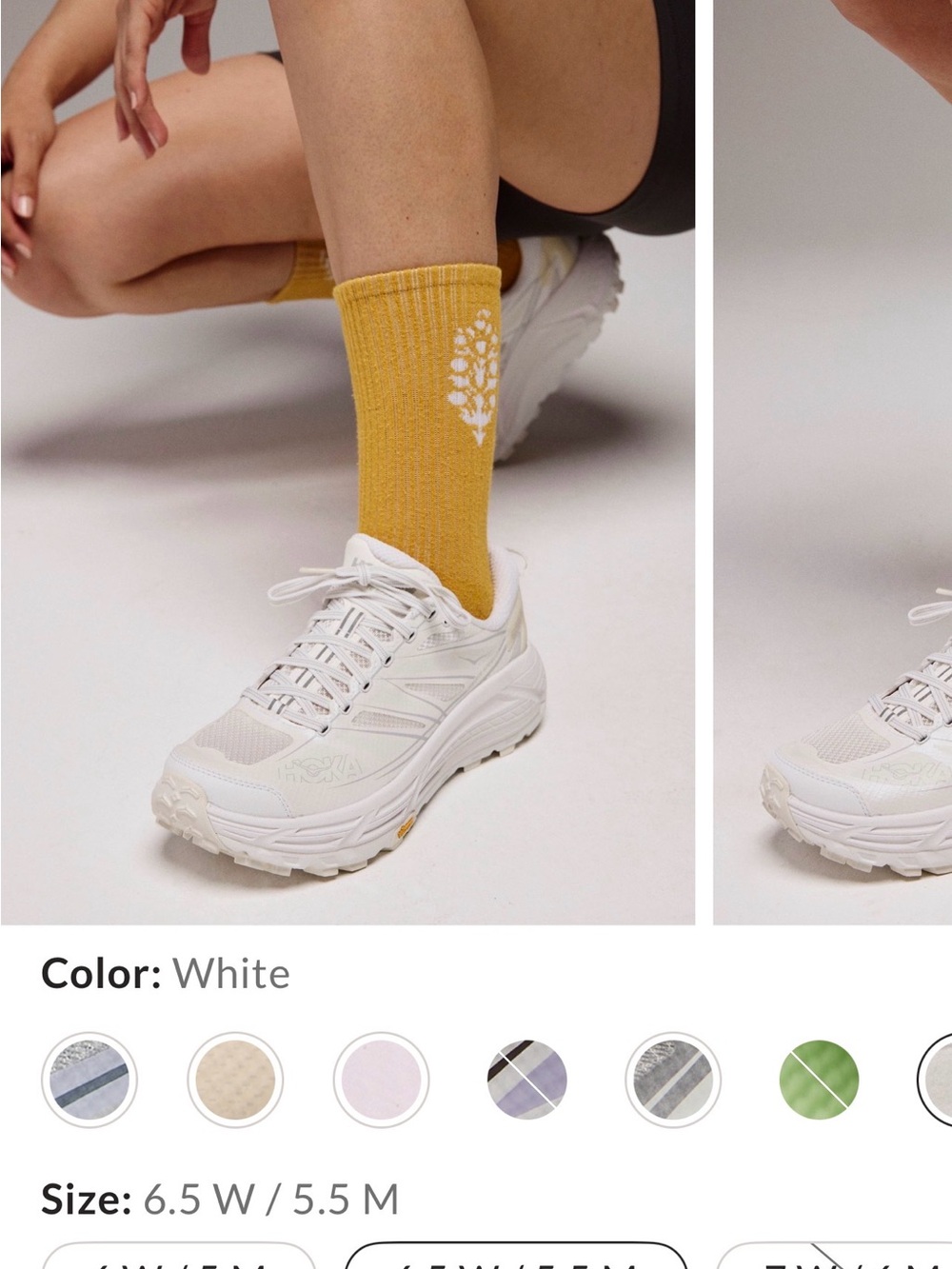 White Women's Athletic Sneakers - White